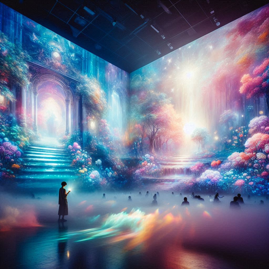 Sala inmersiva de arte digital