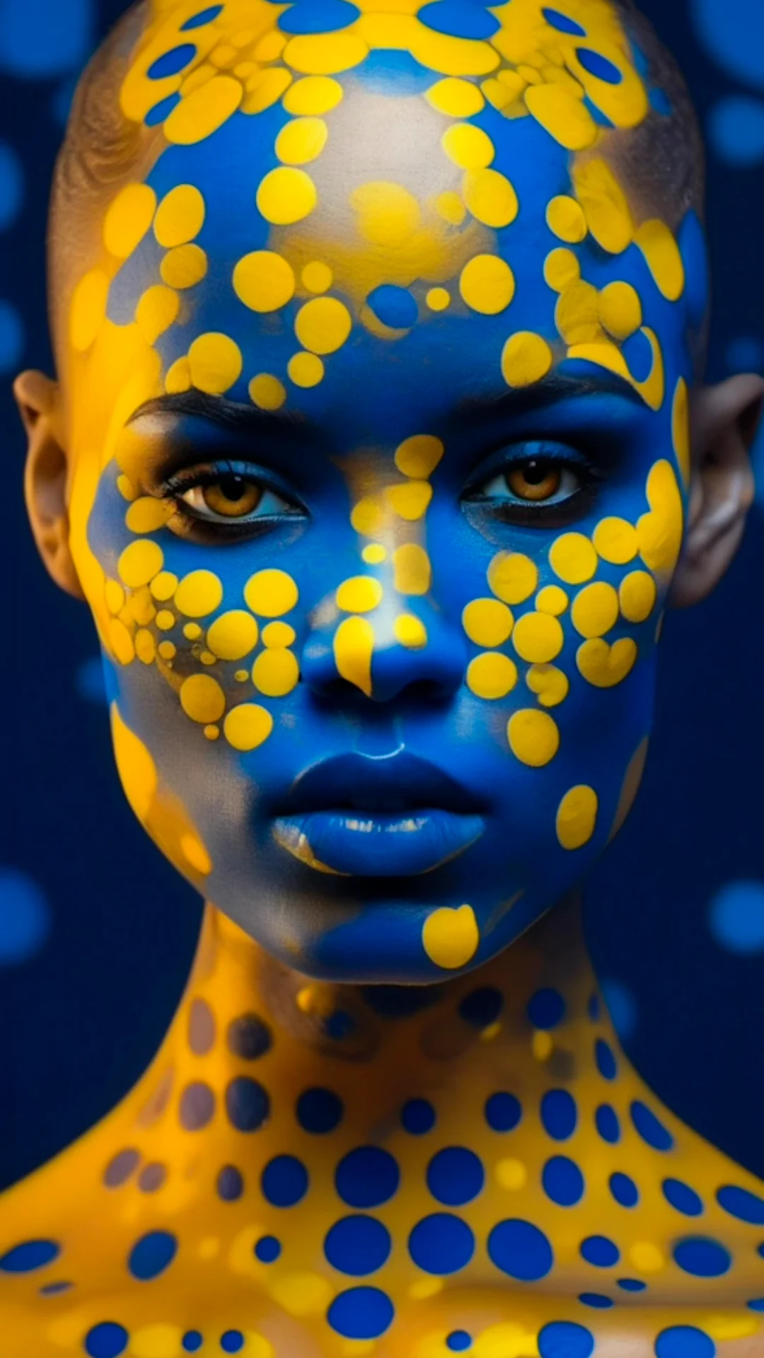 Azul y amarillo — Retratos